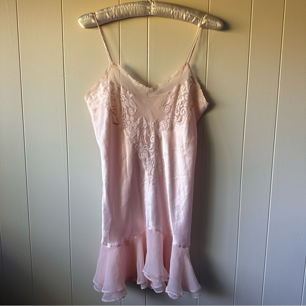 Vintage Light Pink slip dress